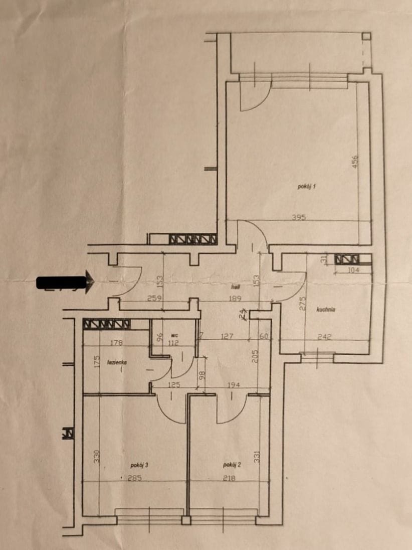Mieszkanie 3 pokojowe na Sprzedaż