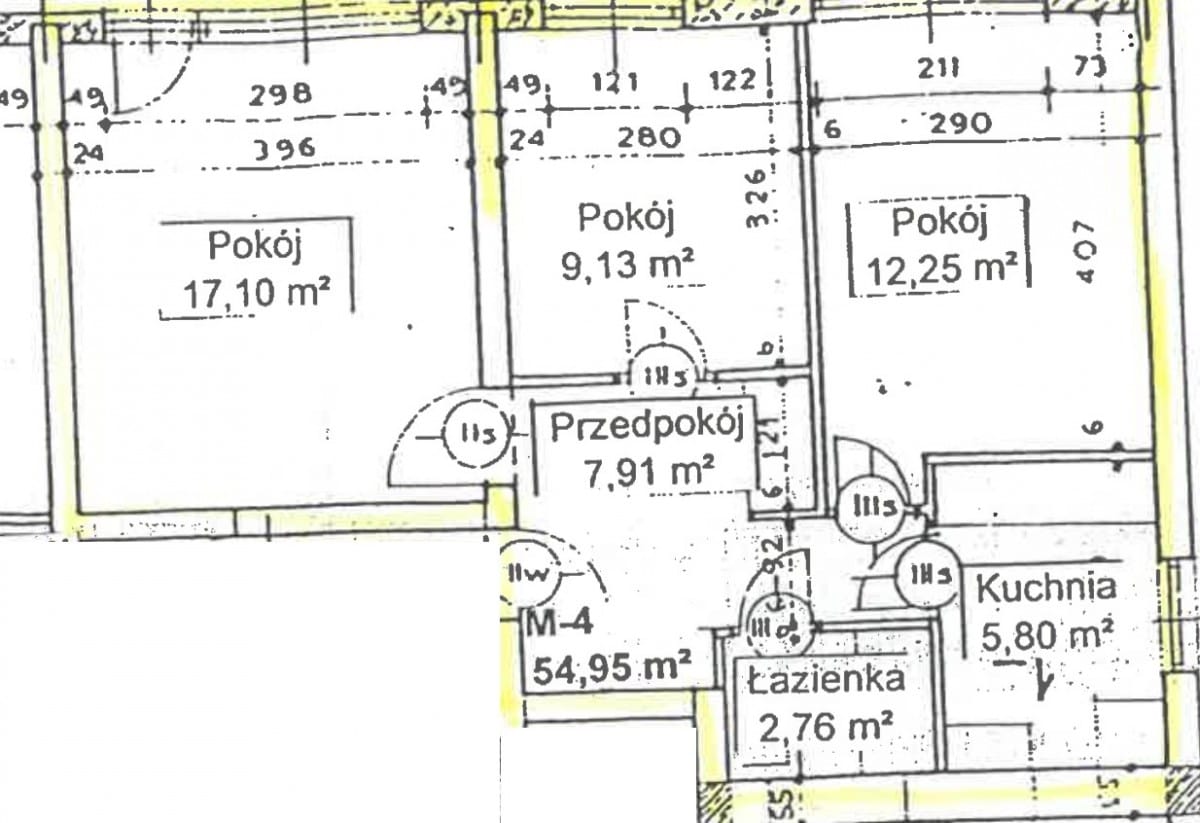 Mieszkanie 3 pokojowe na Sprzedaż