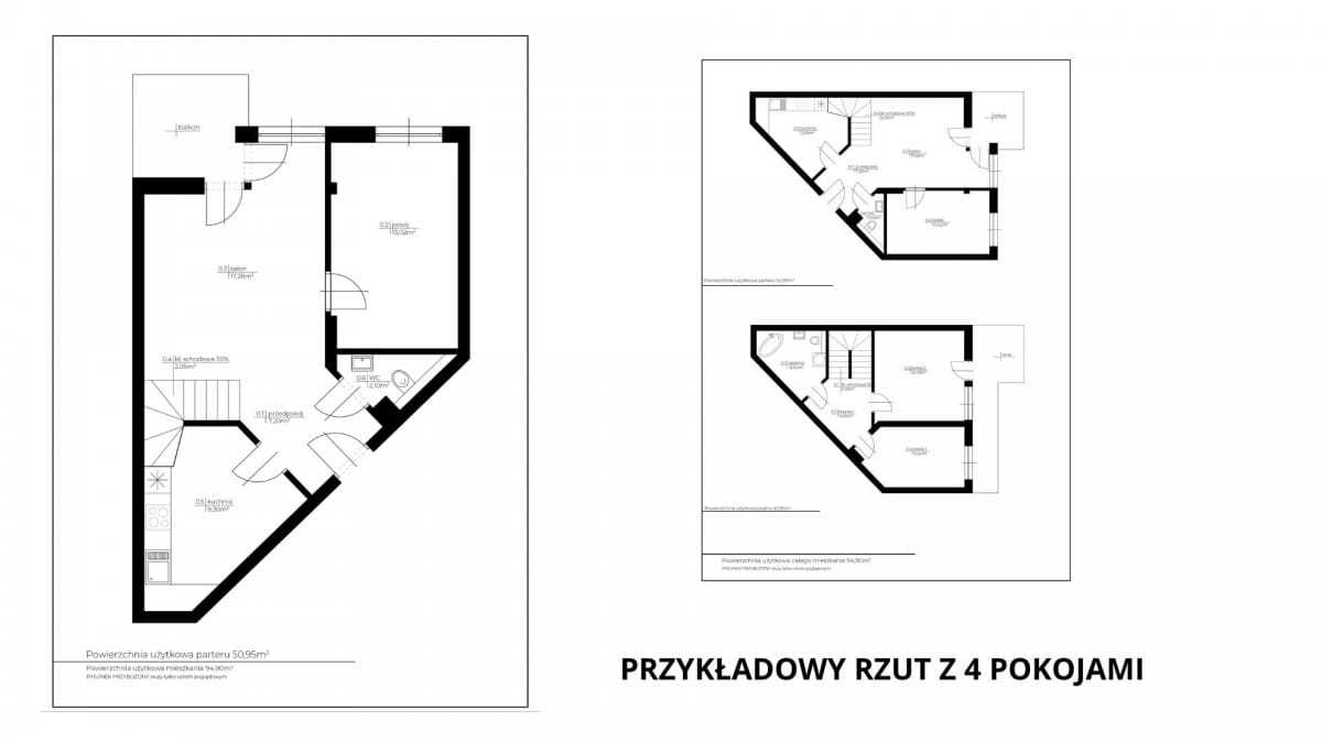 Mieszkanie 4 pokojowe na Sprzedaż