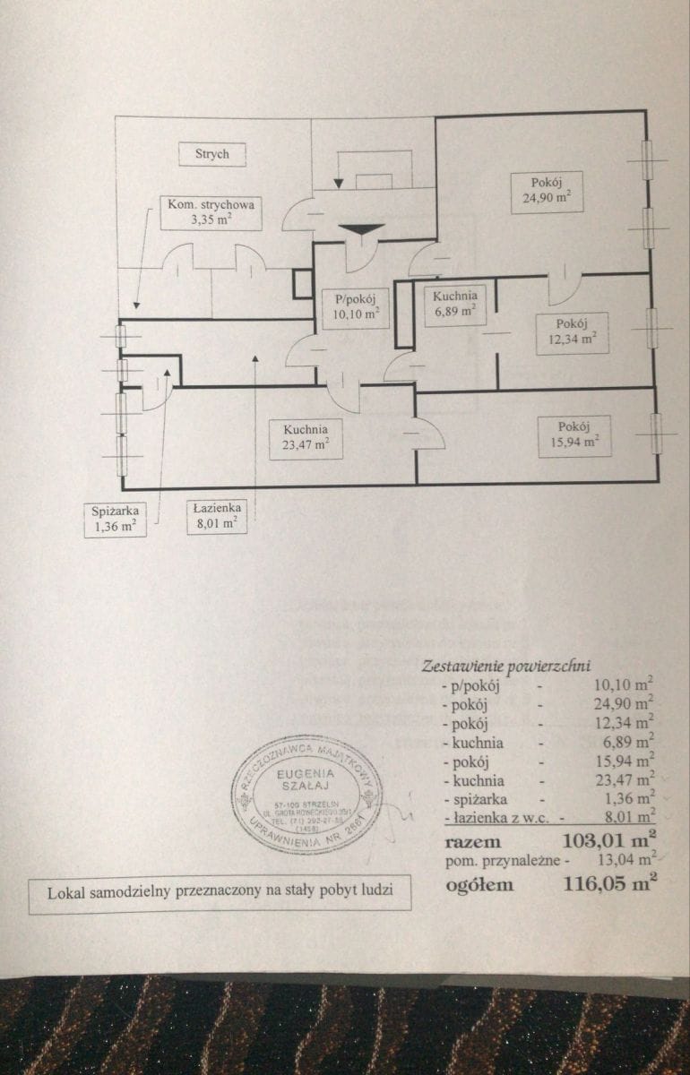 Mieszkanie 4 pokojowe na Sprzedaż