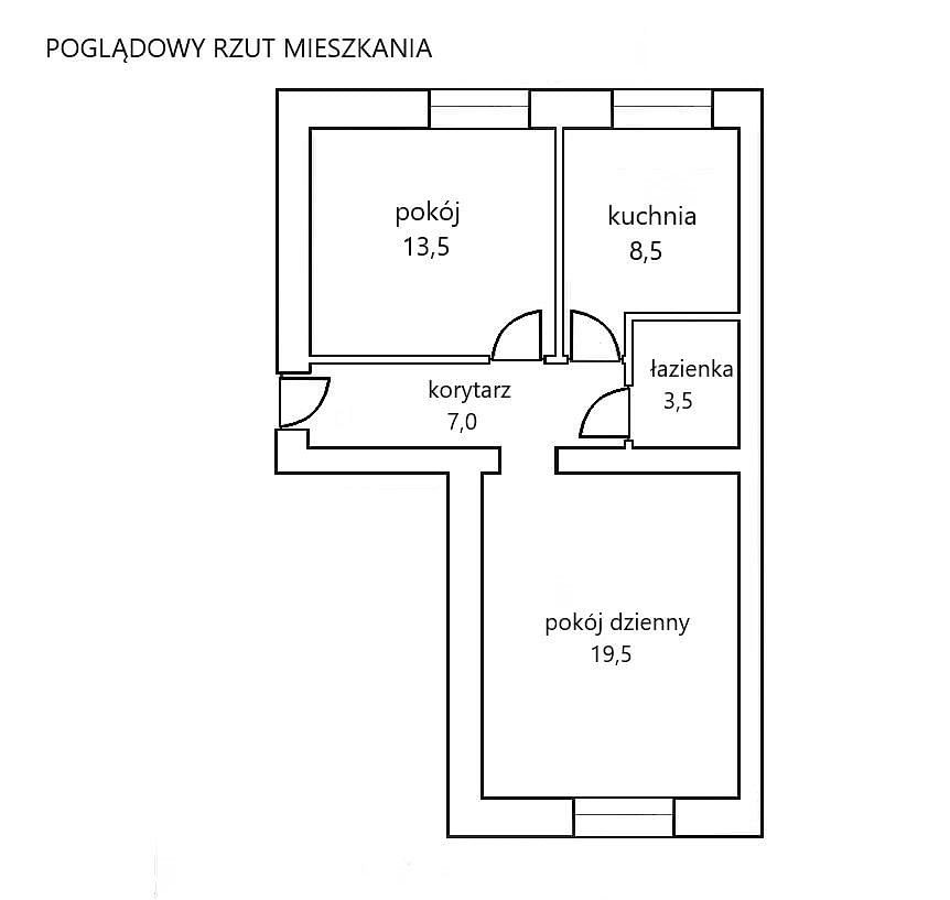 Mieszkanie 2 pokojowe na Sprzedaż