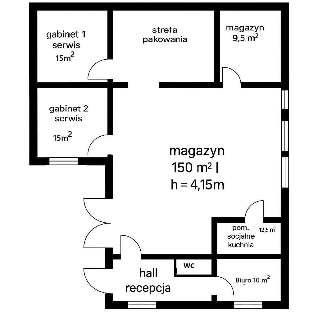 Lokal użytkowy  pokojowe na Wynajem