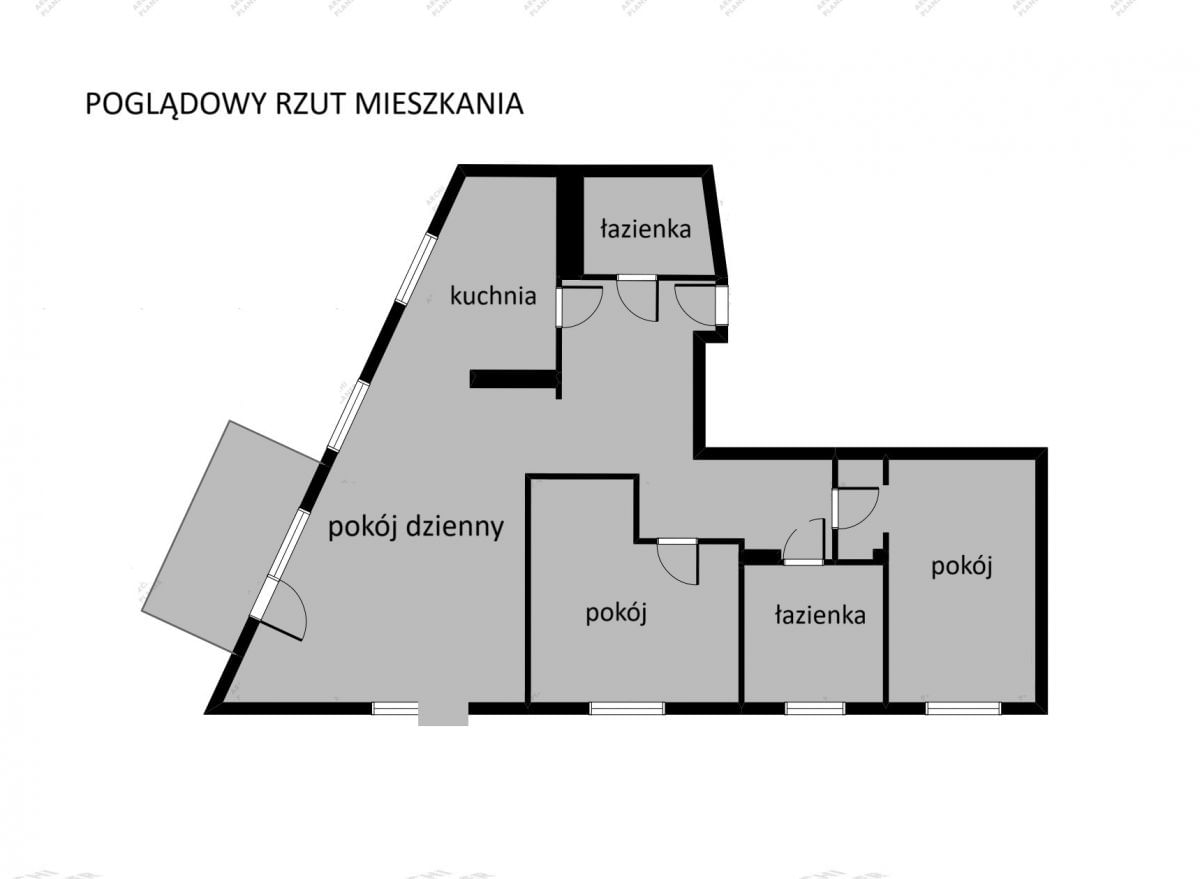Mieszkanie 3 pokojowe na Sprzedaż
