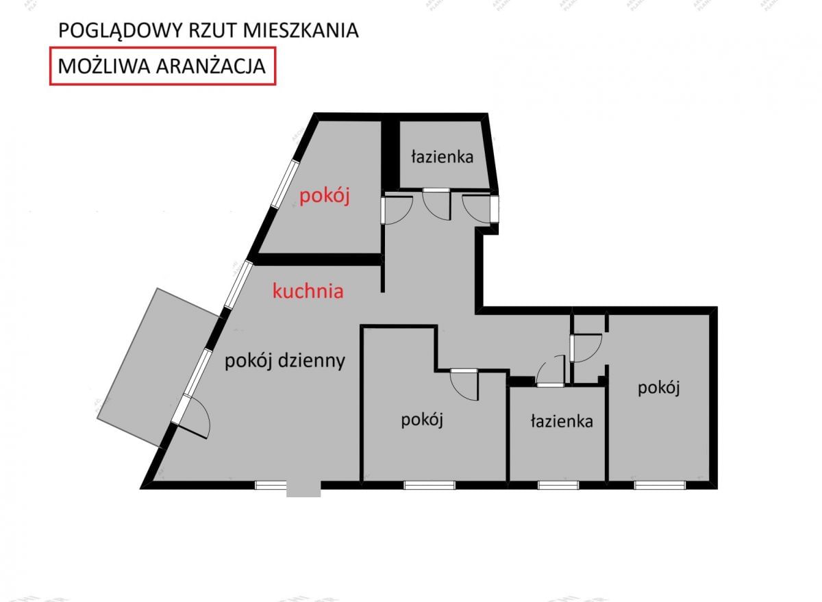 Mieszkanie 3 pokojowe na Sprzedaż
