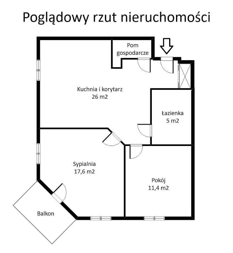 Mieszkanie 3 pokojowe na Sprzedaż