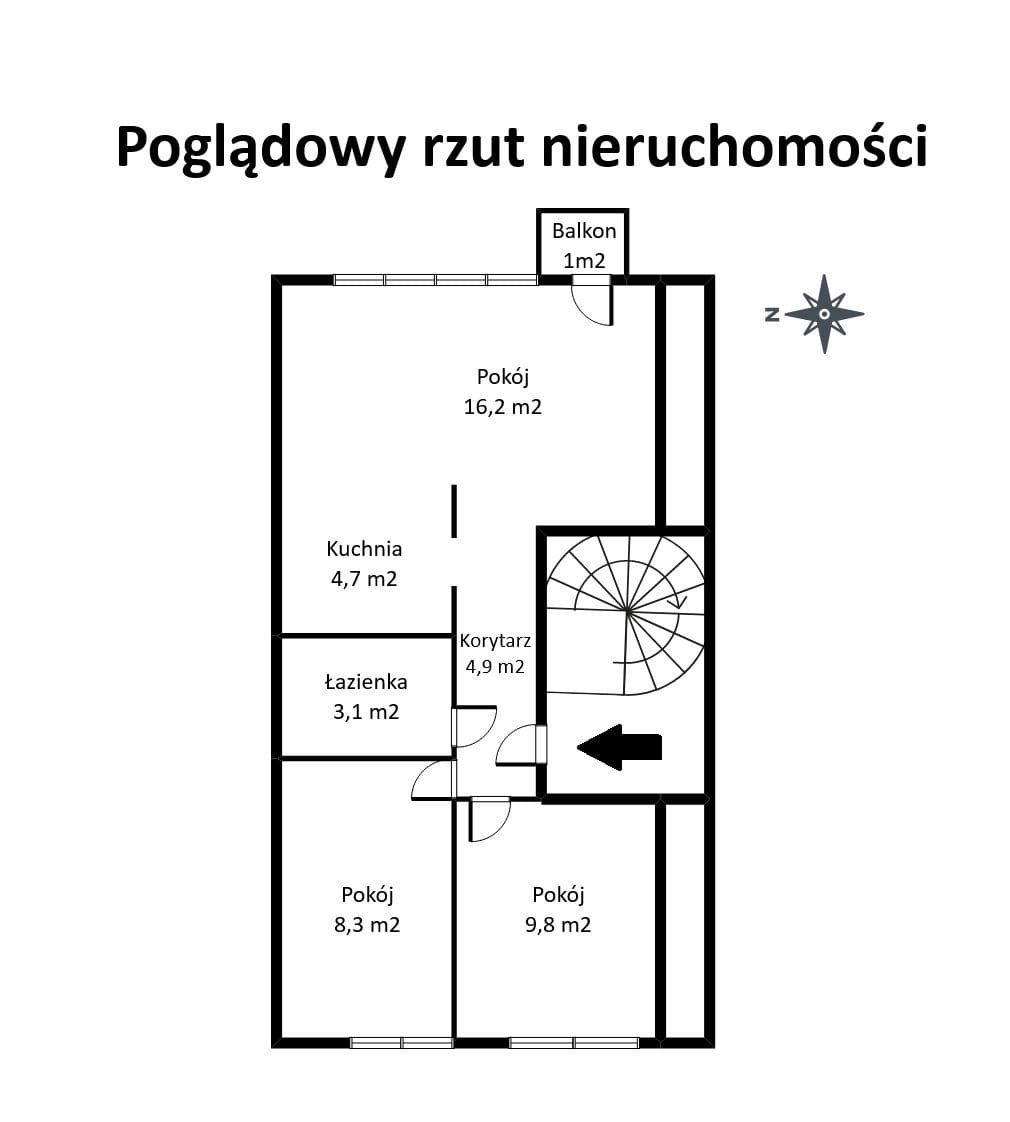 Mieszkanie 3 pokojowe na Sprzedaż