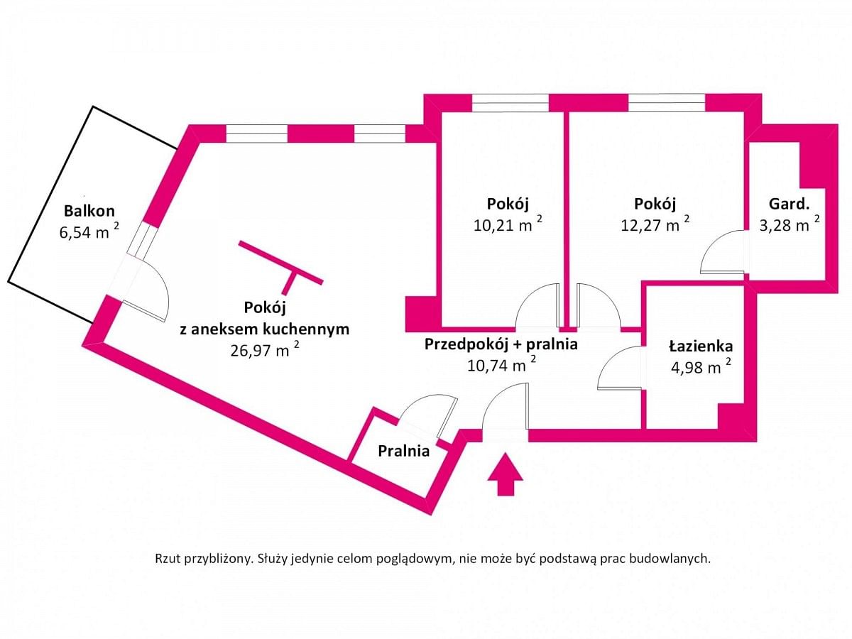 Mieszkanie 3 pokojowe na Sprzedaż