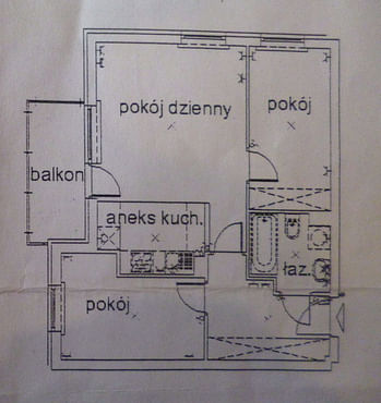 Mieszkanie 3 pokojowe na Sprzedaż