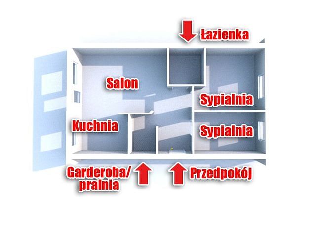 Mieszkanie 3 pokojowe na Sprzedaż