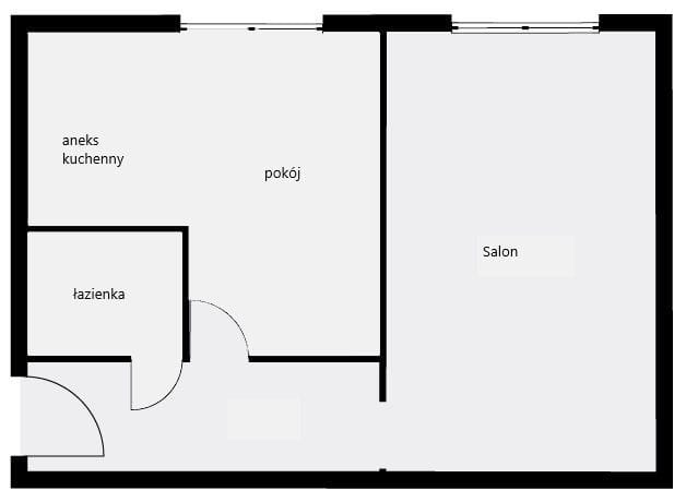 Mieszkanie 2 pokojowe na Sprzedaż