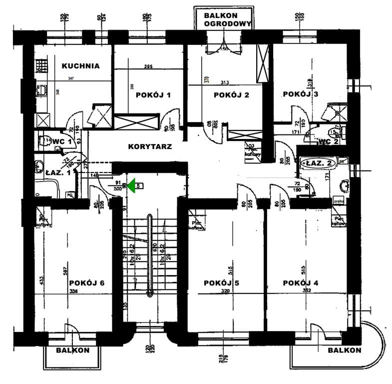 Mieszkanie 6 pokojowe na Wynajem