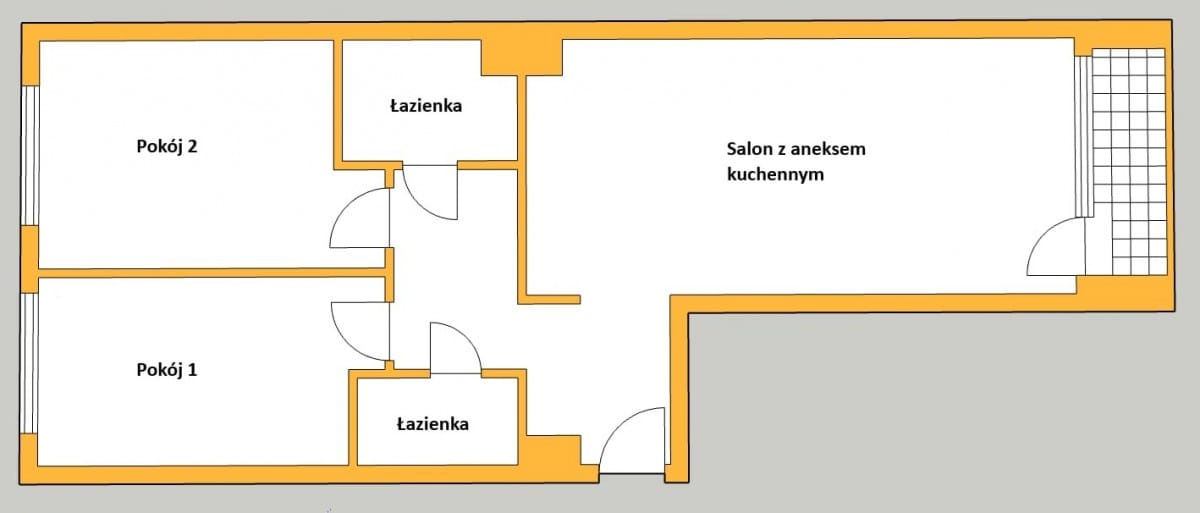 Mieszkanie 3 pokojowe na Sprzedaż