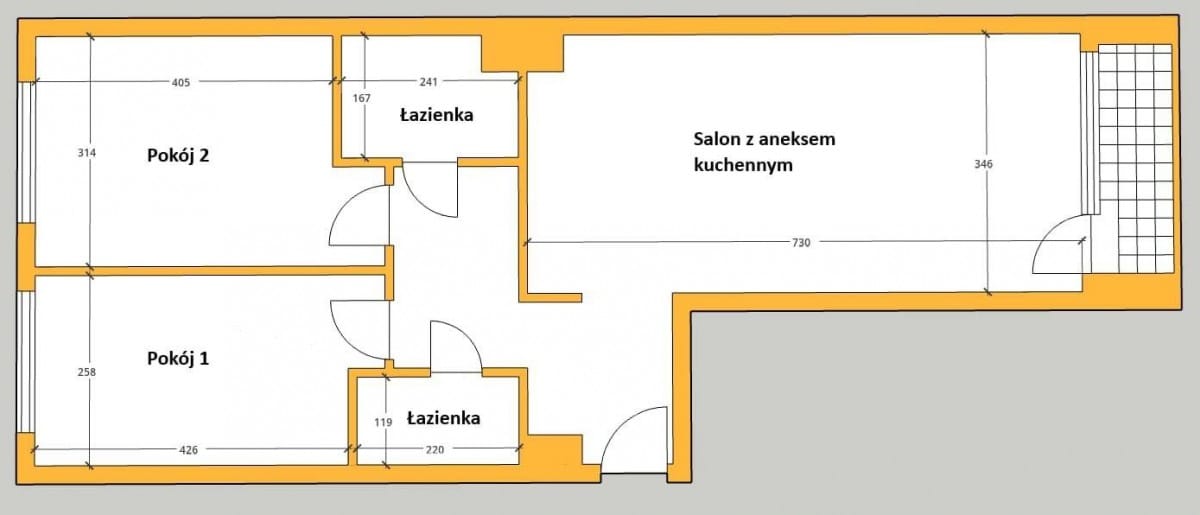 Mieszkanie 3 pokojowe na Sprzedaż