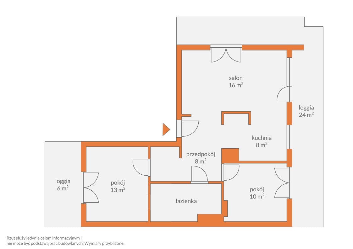 Mieszkanie 3 pokojowe na Sprzedaż