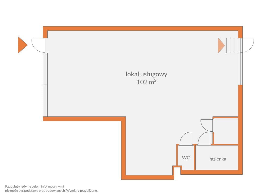 Lokal użytkowy  pokojowe na Wynajem