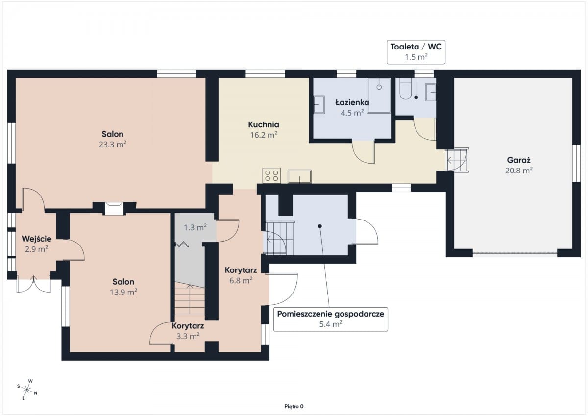 Dom 4 pokojowe na Sprzedaż