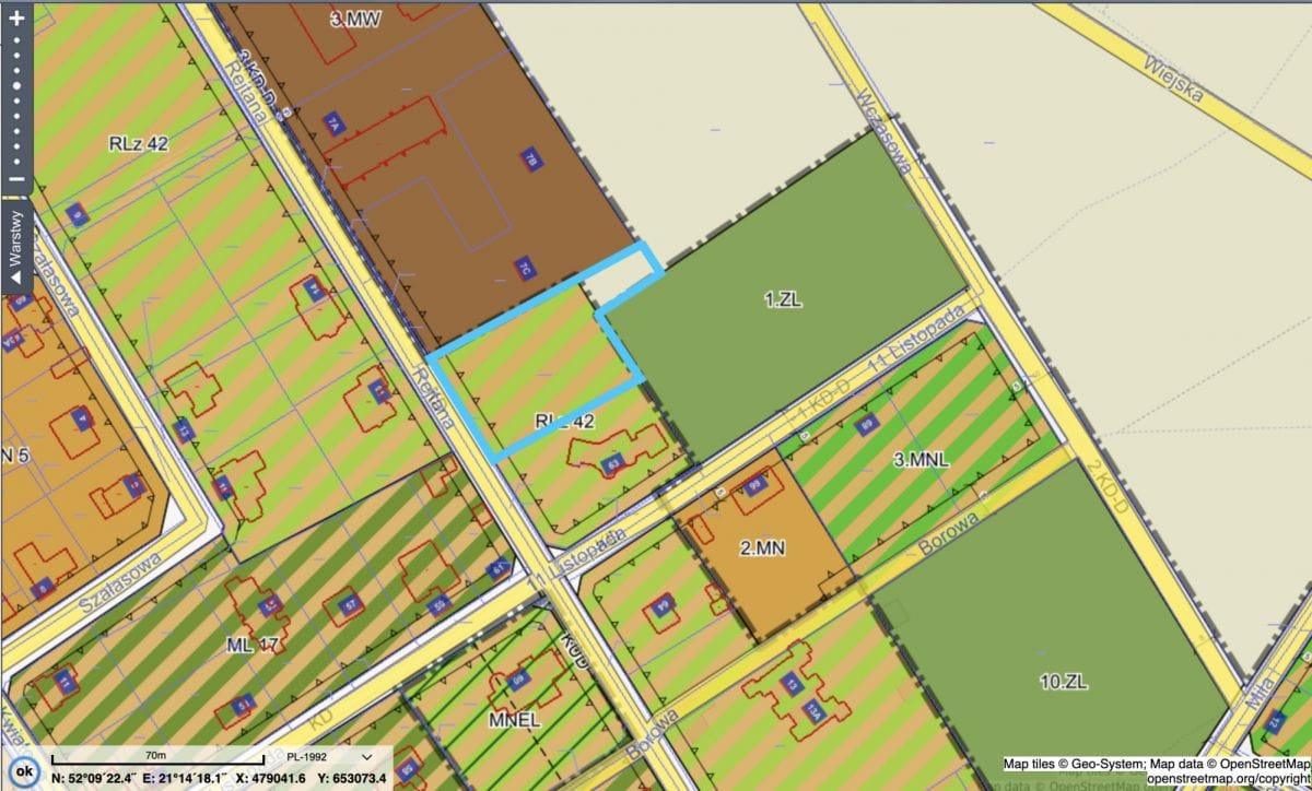 Działka  pokojowe na Sprzedaż