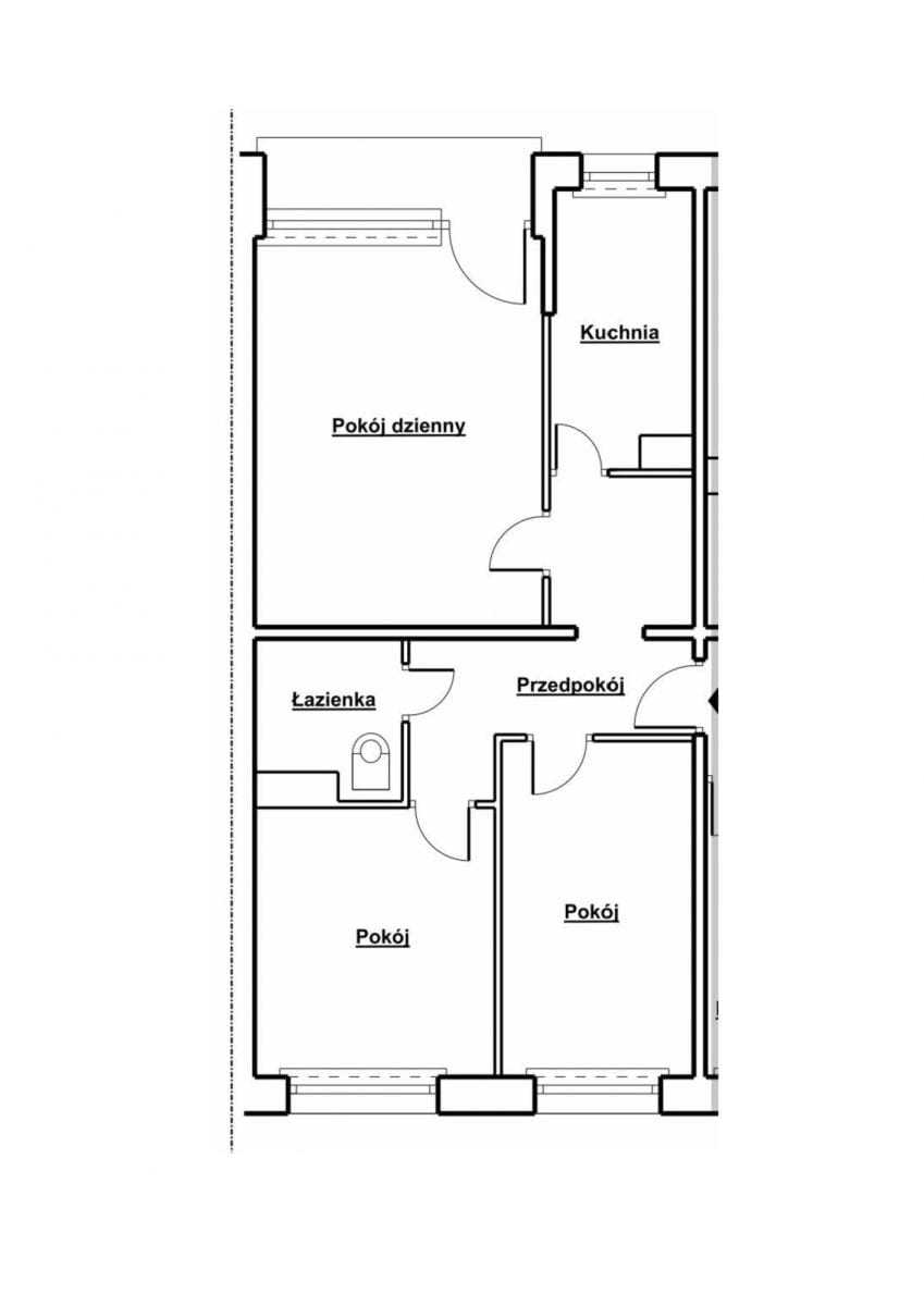 Mieszkanie 3 pokojowe na Sprzedaż