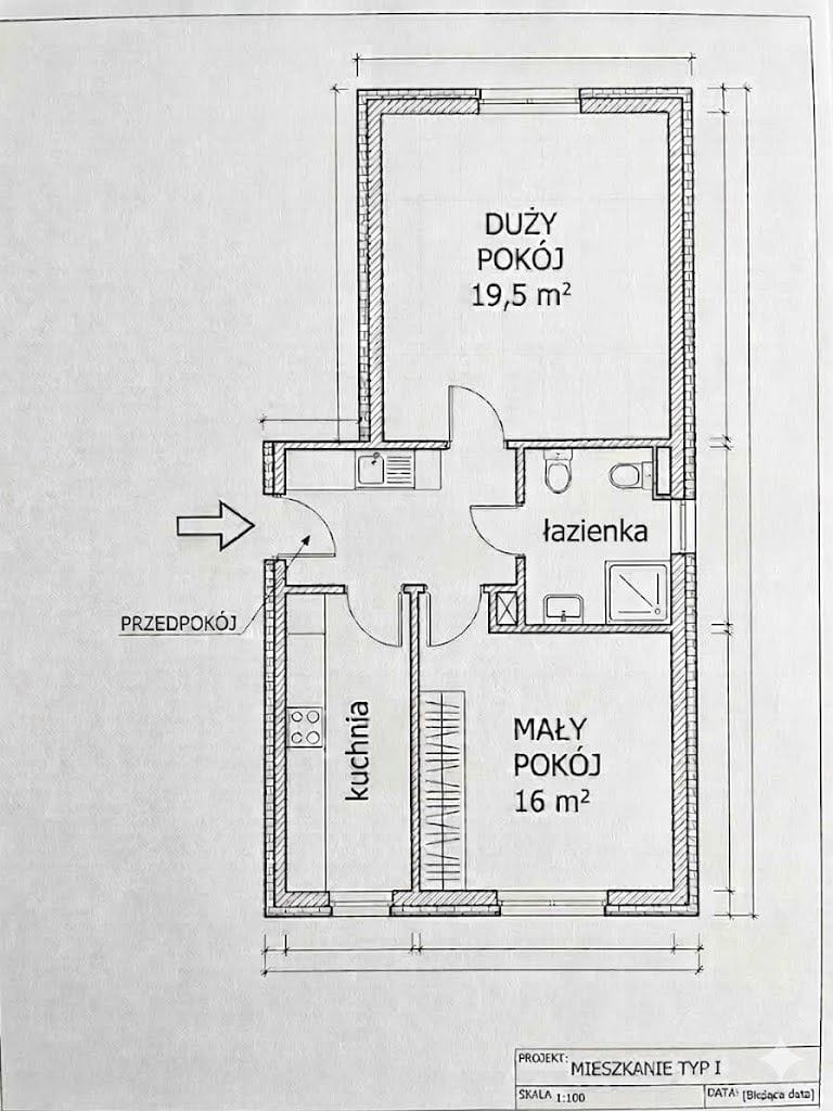 Mieszkanie 2 pokojowe na Wynajem