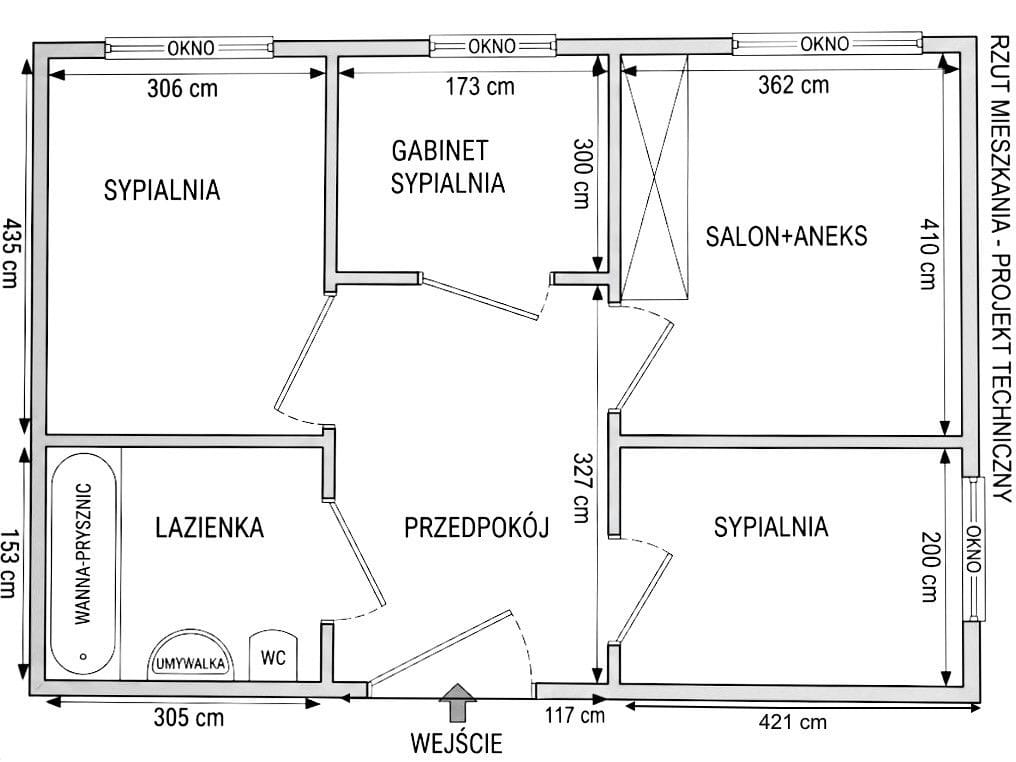 Mieszkanie 4 pokojowe na Sprzedaż