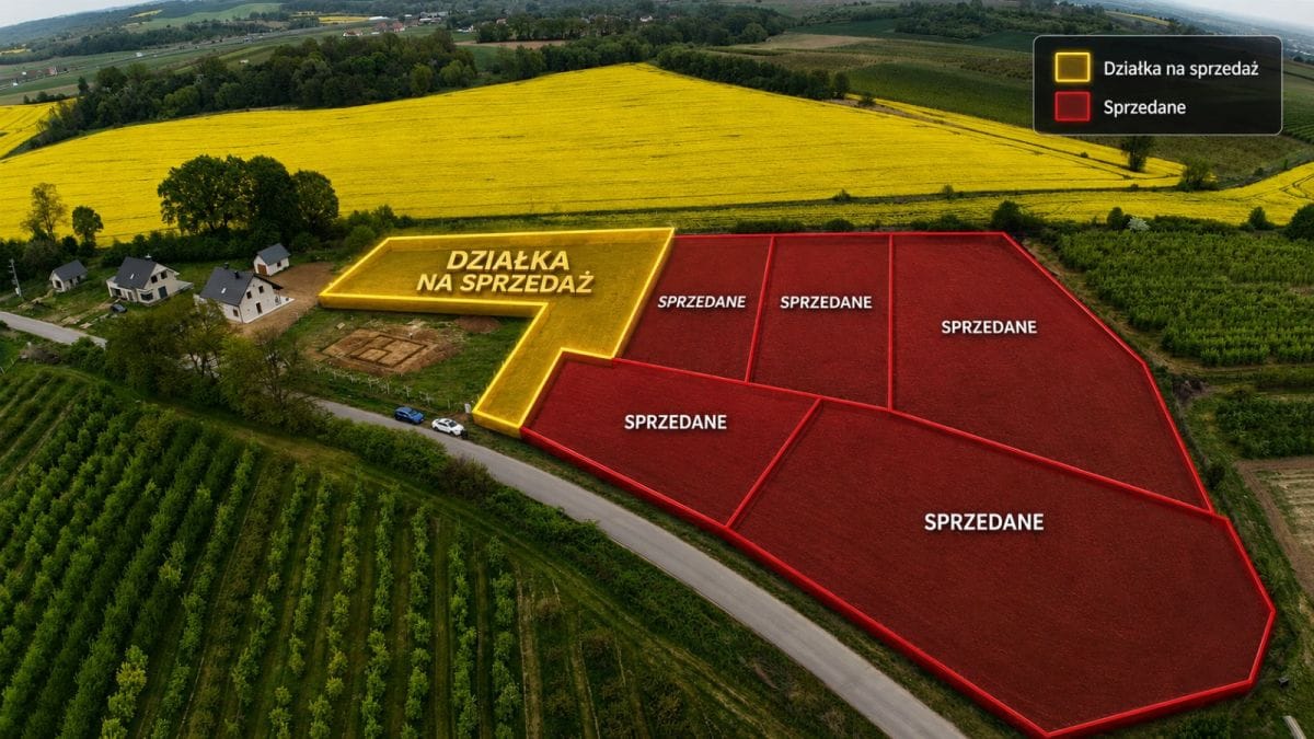 Działka  pokojowe na Sprzedaż