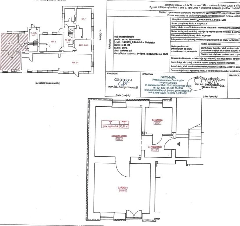 Lokal użytkowy  pokojowe na Wynajem
