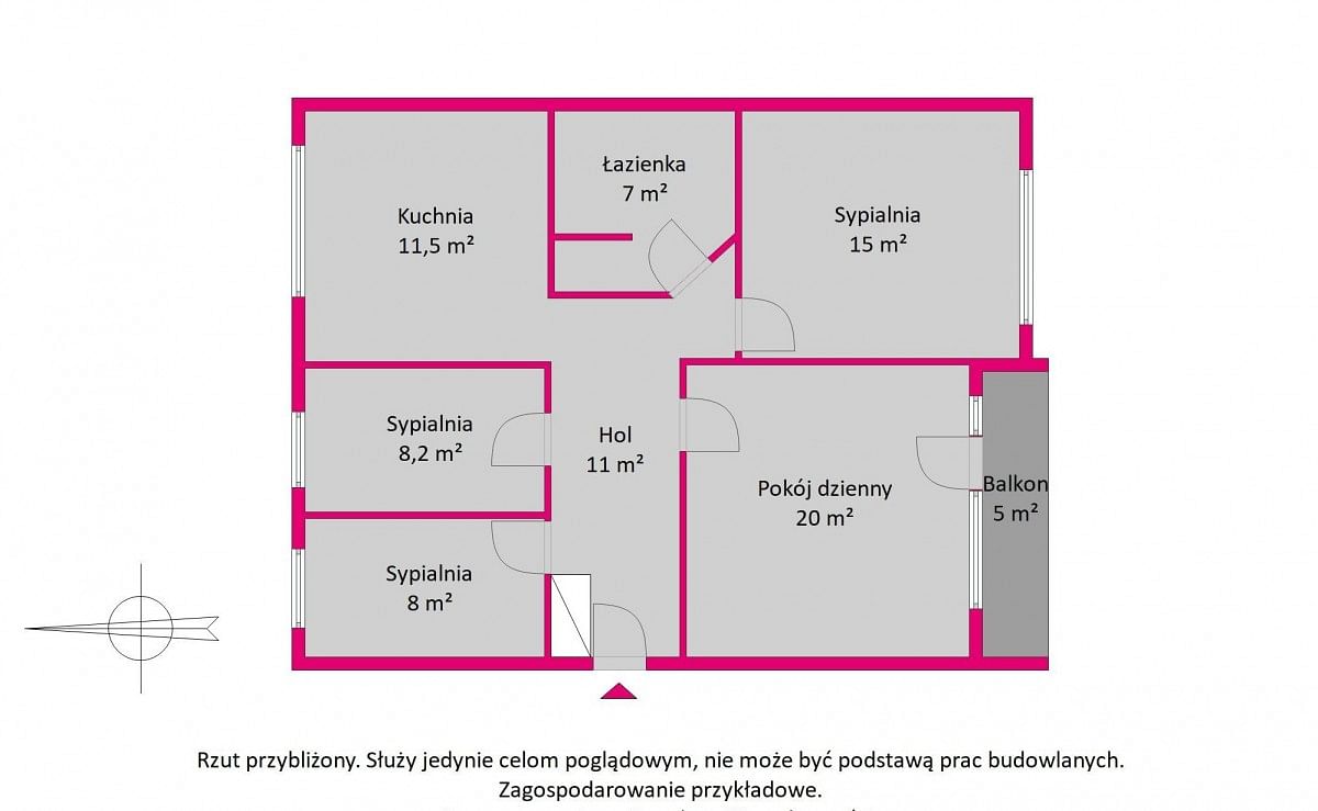 Mieszkanie 4 pokojowe na Sprzedaż