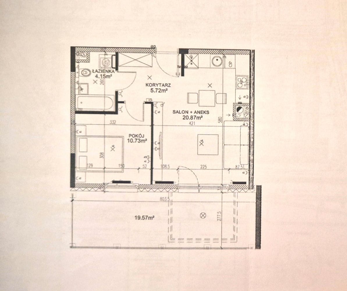 Mieszkanie 3 pokojowe na Sprzedaż