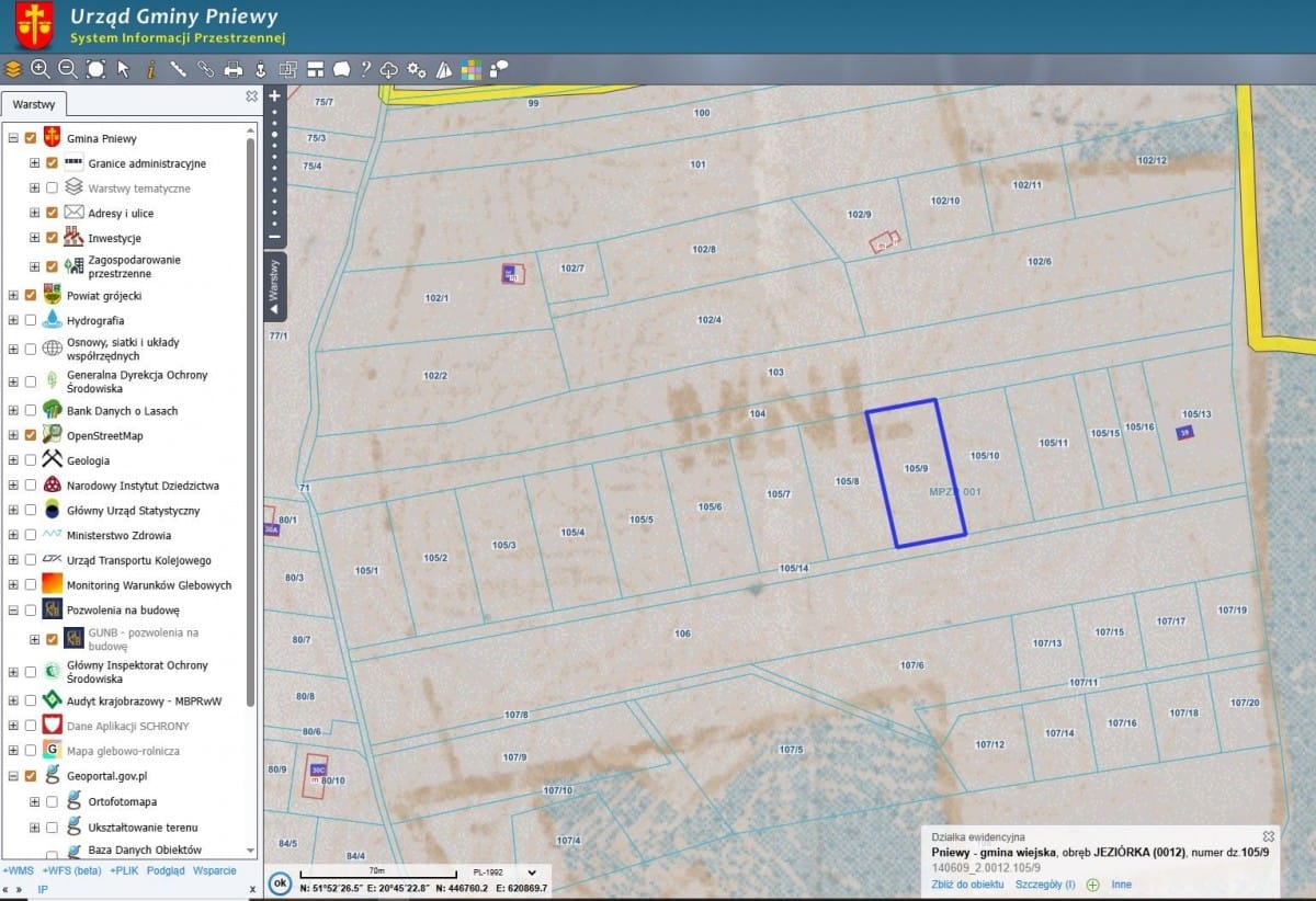 Działka  pokojowe na Sprzedaż