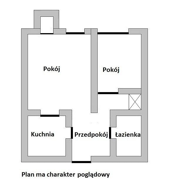 Mieszkanie 2 pokojowe na Sprzedaż