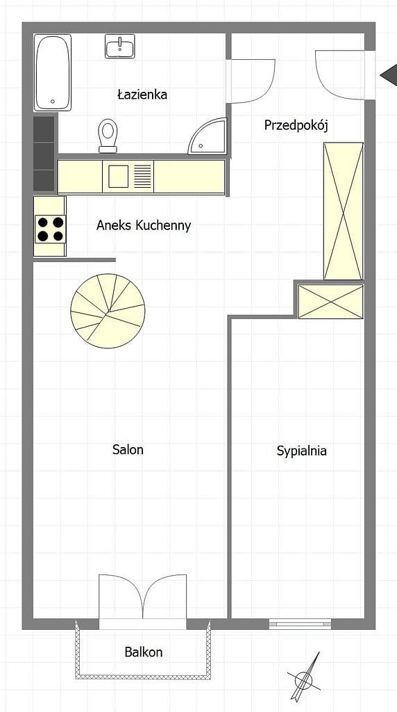 Mieszkanie 3 pokojowe na Sprzedaż