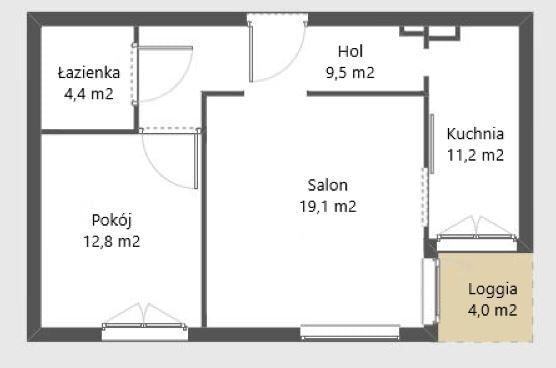 Mieszkanie 2 pokojowe na Wynajem