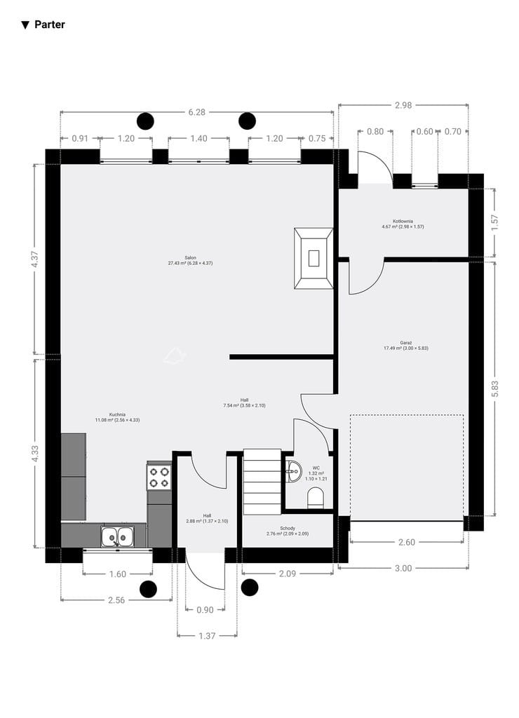 Dom 4 pokojowe na Sprzedaż