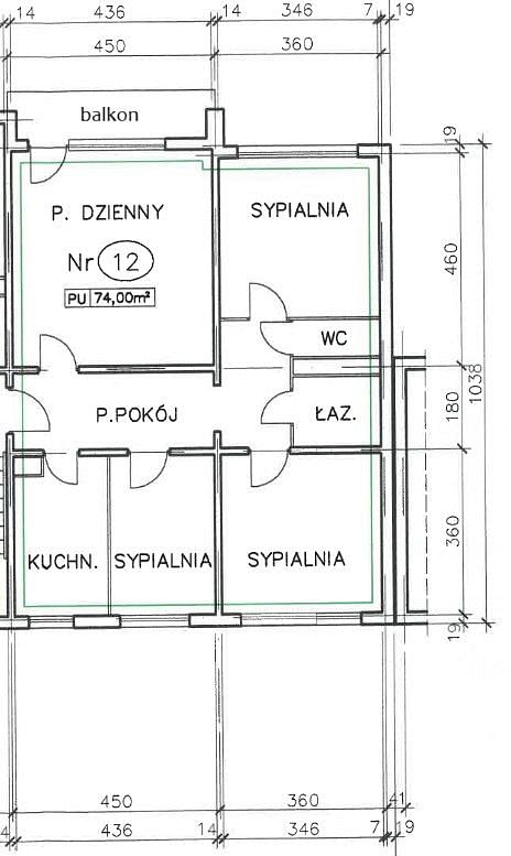 Mieszkanie 4 pokojowe na Sprzedaż