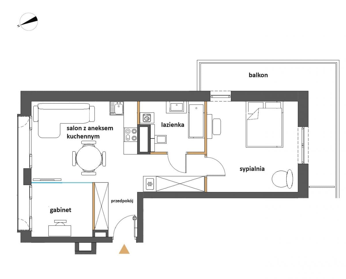 Mieszkanie 3 pokojowe na Wynajem