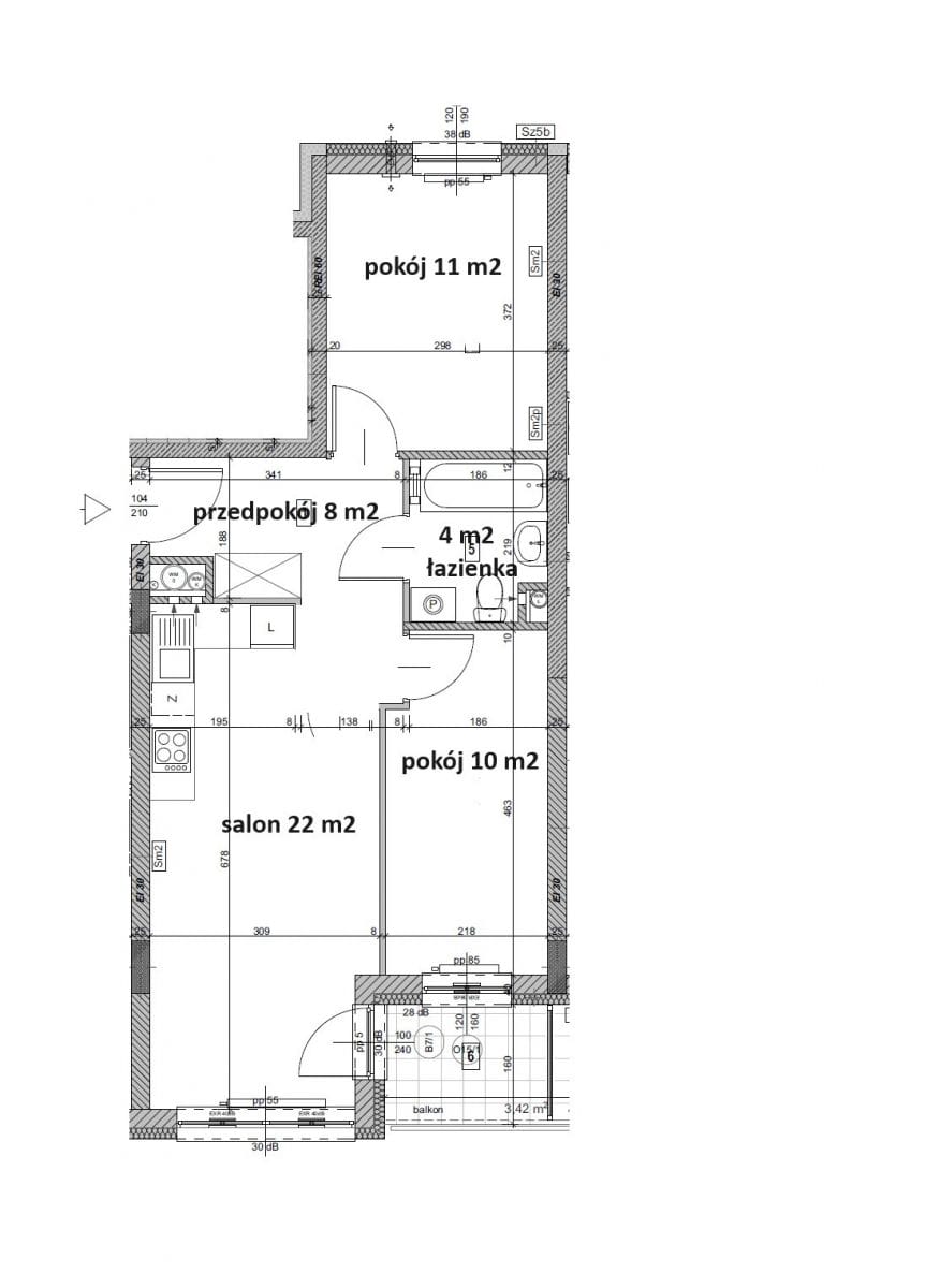 Mieszkanie 3 pokojowe na Wynajem