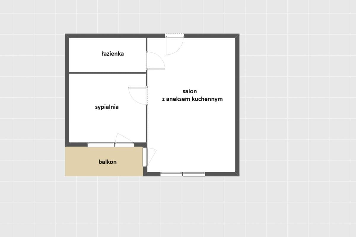 Mieszkanie 2 pokojowe na Sprzedaż