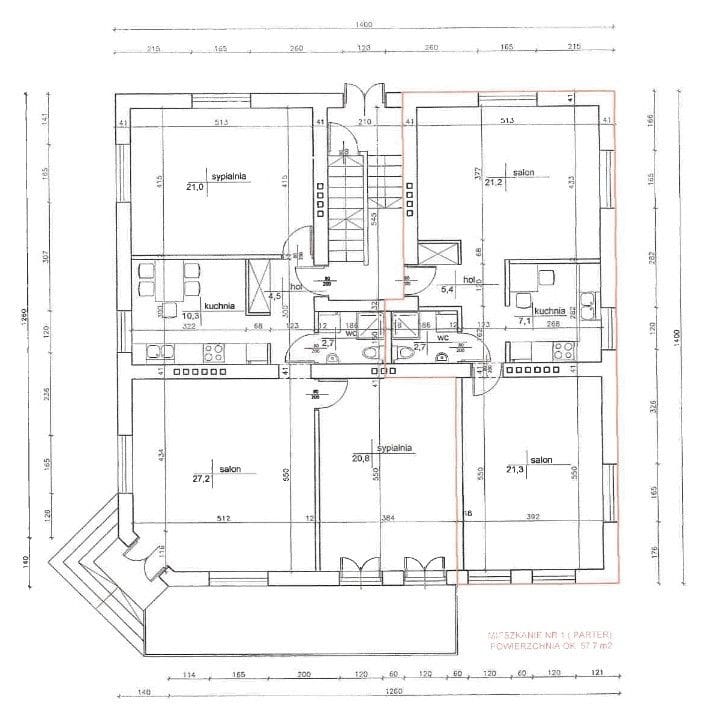 Mieszkanie 2 pokojowe na Sprzedaż