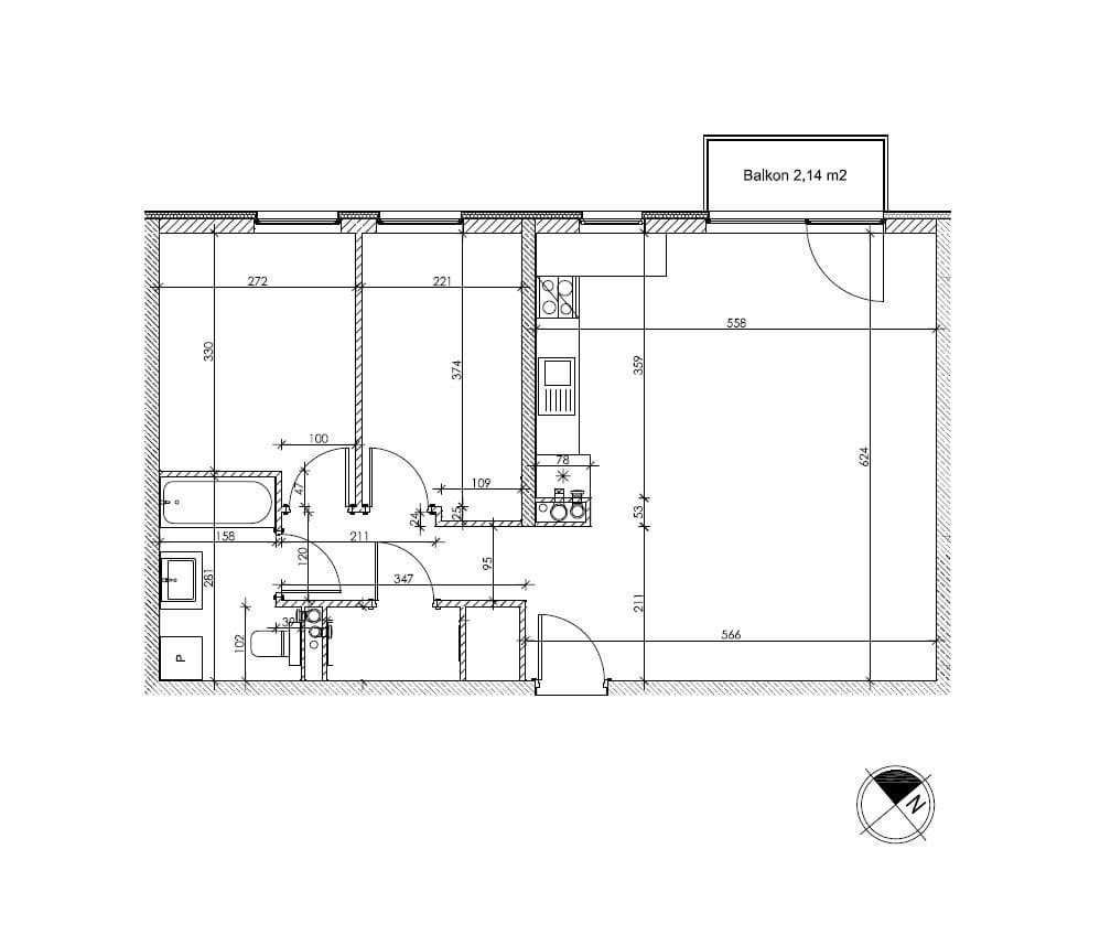 Mieszkanie 3 pokojowe na Wynajem