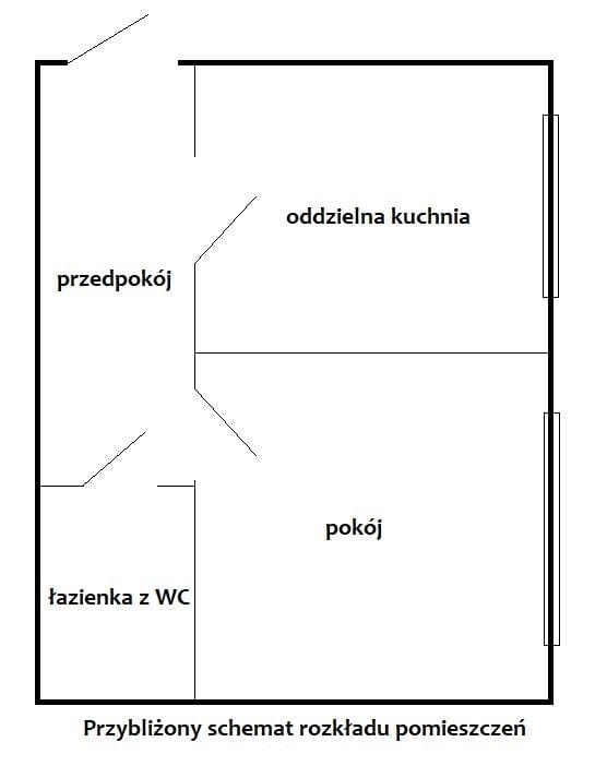Mieszkanie 1 pokojowe na Wynajem