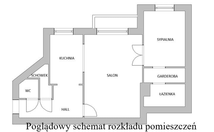 Mieszkanie 2 pokojowe na Sprzedaż