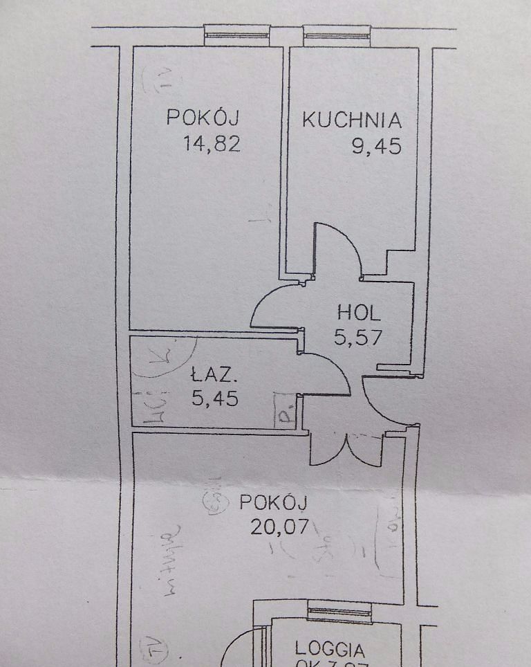 Mieszkanie 2 pokojowe na Sprzedaż