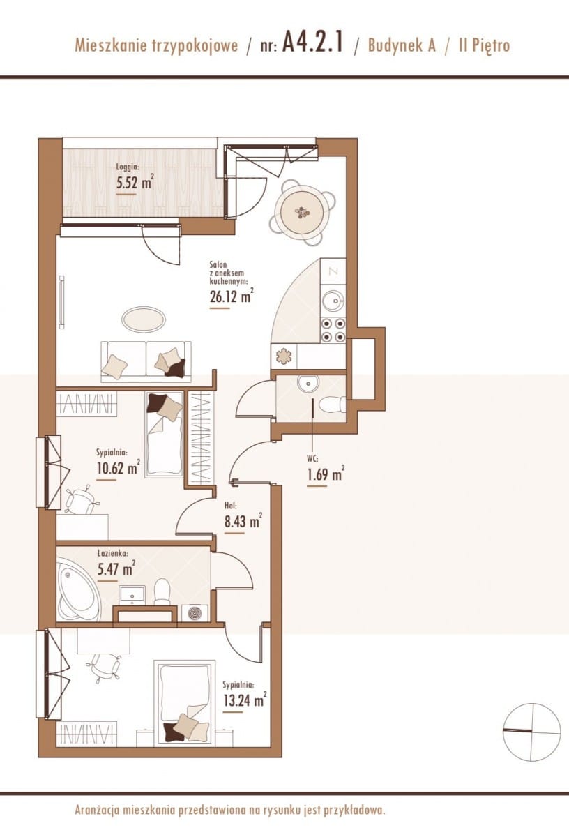 Mieszkanie 3 pokojowe na Sprzedaż