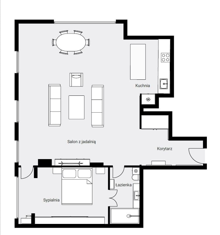 Mieszkanie 2 pokojowe na Sprzedaż