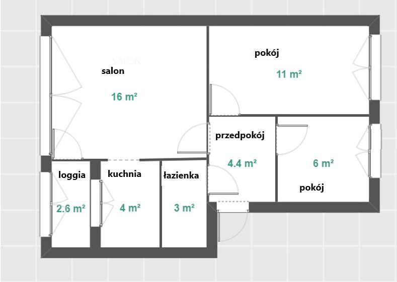 Mieszkanie 3 pokojowe na Sprzedaż