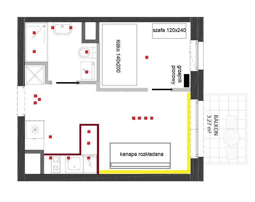 Mieszkanie 2 pokojowe na Wynajem