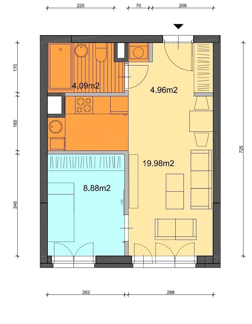 Mieszkanie 2 pokojowe na Sprzedaż