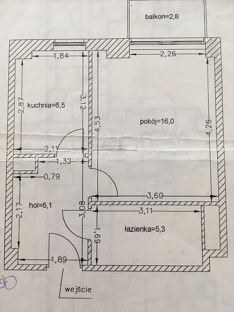Mieszkanie 1 pokojowe na Sprzedaż