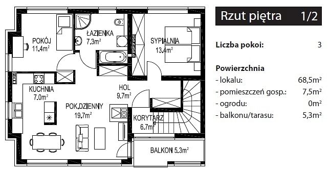 Mieszkanie 5 pokojowe na Sprzedaż