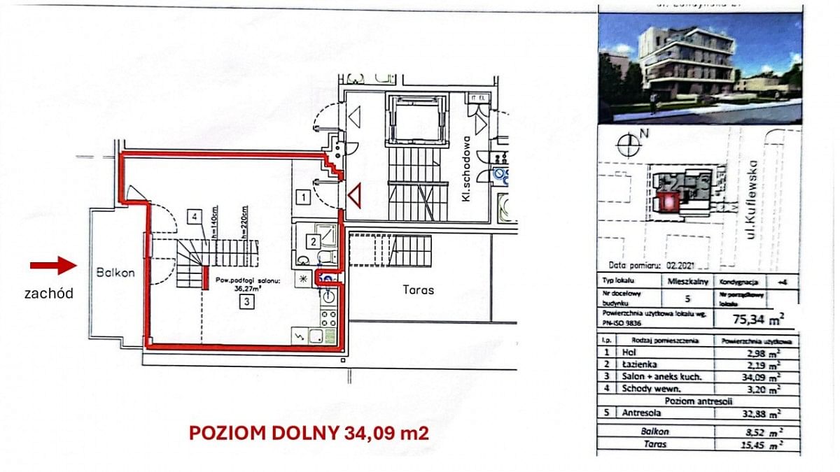 Mieszkanie 3 pokojowe na Sprzedaż